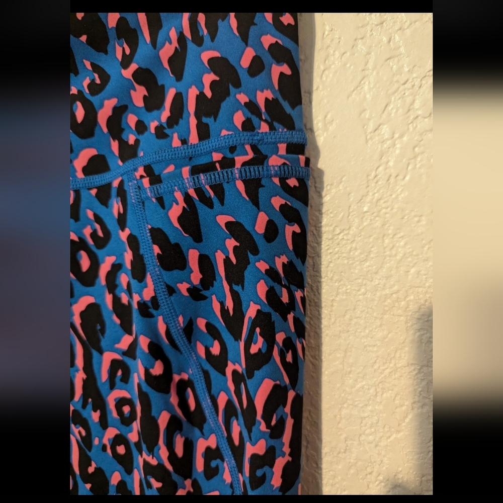 Sweaty Betty athletic leggings power 7/8 cheetah print - Picture 3 of 5